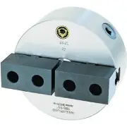 Bison 16" Self Centering Scroll Chuck Semi Steel Plain Mount 2 Jaw Lathe Chuck