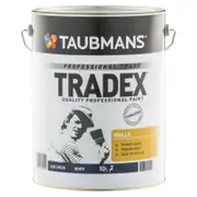 Taubmans 10L Tradex White Low Sheen Interior Wall Paint
