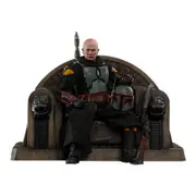 Star Wars The Mandalorian 30cm Boba Fett on Throne 1:6 Statue Figure Toy