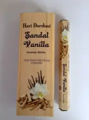 Wholesale Hari Darshan Ethical Incense 120 Stick Box Sandal Vanilla Fragrance