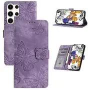 Phone Case For Samsung Galaxy S23 S22 S21 S20 Plus Ultra A54 A34 A14 A73 A53 A33 A23 A13 S10 Plus Wallet Case Flip Wallet Full Body Protective Butterfly TPU PU