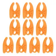 10pcs Bobbin Holder Sewing Bobbin Clips Bobbin Clamps, Orange