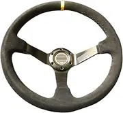 14Inch COMPETITION R325 Steering Wheel JDM Drift Real Suede SP Steering Wheel Volantes,Compatible With VW,Compatible With BMW,Compatible With Toyota