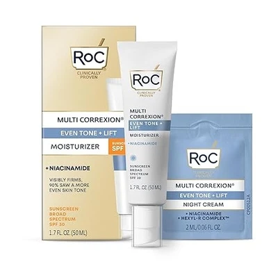 Broad Spectrum SPF 30 Suncreen & Anti-Wrinkle Face Moisturizer for Dull Dry Skin