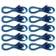 10 Absolute 3' 2CH RCA Interconnect Cable Marine Car Amplifier Stereo Home Audio
