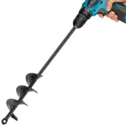 Auger Drill Bit for Planting 2 x 14.5 Inch, Garden Auger Spiral Bit for 3/8"
