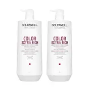 Goldwell Dualsenses Color Extra Rich Brilliance Shampoo & Conditioner 1 Litre Duo
