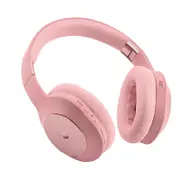 Wireless Over Ear Bluetooth Headphones Active Noise Cancelling for Travel Home Office-Pink