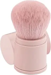 Powder Brush - Retractable Foundation Brush - Portable Blush Makeup Tool, Small Foundation Cosmetic Applicator for Travel Home