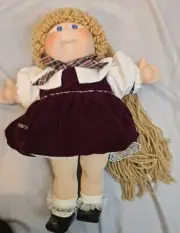 1985 Applause Cabbage Patch Della Frances 16" Porcelain Doll #326 w/ Box