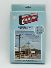 Walther's Cornerstone Series Electric Utility Pole Set HO Scale 933-3101
