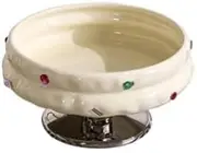 Fruit and Produce Storage Basket Fruit Plate On The Coffee Table in The Living Room, Snack Plate On The Bedside in The Bedroom, Fruit Plate in The Kitchen Suitable for Kitchen Counters(B)