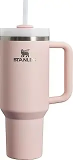 Stanley Quencher H2.0 Tumbler with Handle and Straw 40 oz | Flowstate 3-Position Lid | Cup Holder Compatible for Travel | Insulated Stainless Steel Cup | BPA-Free | Bloom