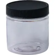 Jacquard Products Jacquard Empty Wide Mouth Plastic Jar 4oz-Clear