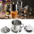 NEW Stainless Steel Vietnam Vietnamese Coffee Simple Drip Filter Maker Infuser`