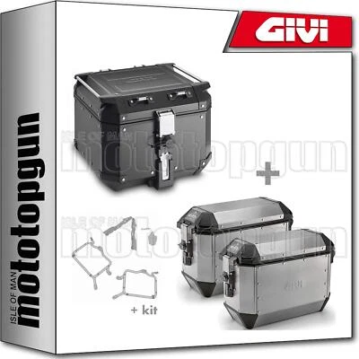 GIVI CASE OUTBACK OBKN42B + SIDE CASE ALASKA ALA36A YAMAHA TRACER 900 GT 2020 20