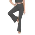 Women Pants Elastic All Match Solid Color Bootcut Pants Stylish