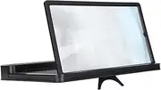 Mobile Phone Screen Magnifier with Speaker,Phone Holder 12Inch Screen Amplifier,Protable Movies Amplifier,for Movies Videos and Gaming,for iOS/for Android