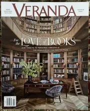VERANDA MAGAZINE Vol 39 Issue 1 For The Love Of Books