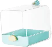 Generic Bird Bath Box, Parrot Bathtub, Multi -Purpose Water Bowl, Cage Voy Shower, Parrot Water Shower Bowl for Waveless, Green