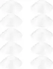 Round Range Hood Filter 10 Pcs Cooker Hood Grease Filter Range Hood Filter Mesh