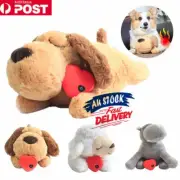 Puppy Partner Toy with Heartbeat Dog Separation Anxiety Soft Sleeping Plush Toy
