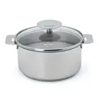 NEW Cristel Mutine Saucepan w/Glass Lid 16cm/1.6L Rem Handle