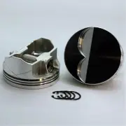 DSS Piston Kit K1-3000-4185; 4.185" Bore -4cc Flat Top for Ford 302 Stroker