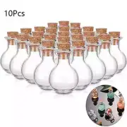 Glass Bottles Mini Cork Glass Vials DIY Mini Wishing Drifting Bottle ﻿