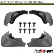 4pcs Splash Guards Mud Flaps Mudguards Front & Rear for Toyota Corolla 1993-1997