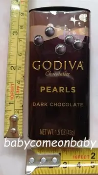 在飛比找Yahoo!奇摩拍賣優惠-品牌紀念 禮物盒 鐵盒 GODIVA PEARLS DARK