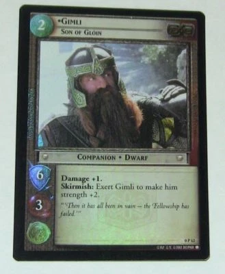 Lord of the Rings Trading Card Game - GIMLI Son of Gloin