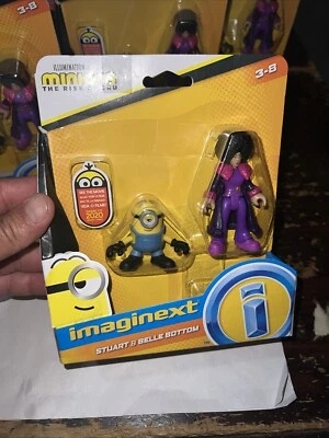 Imaginext Minions Stuart And Belle Bottom Set Despicable Me The Rise Of Gru NEW