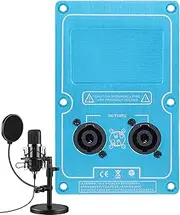 Speaker Junction Box | Double 4-Core Subwoofer Cable Connector,Binding Post Terminal Cable Connector, Audio Amplifier Socket