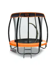 [Kahuna] Trampoline 6ft with Roof Cover Safety pad Mat Net Orange