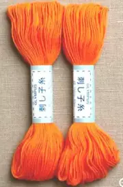 Sashiko 100%Cotton Orange Thread~22 Yards~Sewing~Quilting~Embroidery~ #22