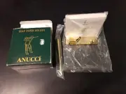 Anucci Vintage Golf Memo Paper Note Holder - New Sealed In Box - Never Used 4x4