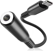 [Elebase] for Samsung Galaxy S25 S24 Headphone Jack Adapter,USB C to 3.5mm Aux Cable Converter,Type C Audio Connector for Galaxy S23 S22 S21 Plus Ultra,Tab S8 S9 S10,Z Flip Fold 5 6,A34 A35,A53 A54 A55