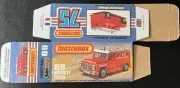 Matchbox Superfast #69 Security Truck ‘77-‘82 Type L Repro Box