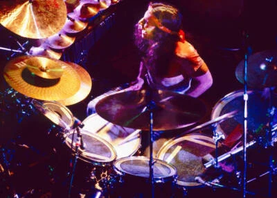 Rod Morgenstein Of Dixie Dregs Perform In Atlanta 1980 Old Music Photo