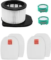 [Fette Filter] IZ862H Replacement Filters and Odor Kit compatible with Shark Stratos Cordless Vacuum IZ862H (1 Hepa Filter & 2 Foam and Felt Kits & 2 Odor Neutralizer Cartridges)