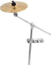 MINAOLULUS Splash Cymbal Set with Boom Stand Mute Silent Cymbal for Drum Practice Suitable for Beginners and Professionals Heavy Duty Construction for Use