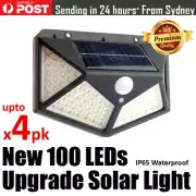 100 LED Solar Lights Garden Outdoor Motion Sensor Floodlight Security Waterproof