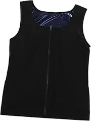 [Generic] Men's Sauna Suit Vest Compression Vest for Workout Weighted Shirt for Men Tummy Control for Fitness