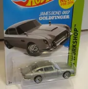 HOT WHEELS JAMES BOND 007 GOLDFINGER ~ASTON MARTIN 1963 DBS~ MOC
