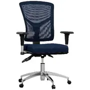 Matrix Mesh Back Alloy Base Chair Dark Navy