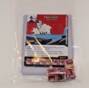DC Dice Masters Batman * TWO-FACE * Set RARE Uncommon CUR + 4 DICE