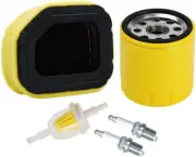 Air & Oil Filter Kit W/ Fuel Filter & Spark Plug for Kohler SV710-SV740