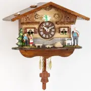 Kuckulino Black Forest Clock with quartz movement and cuckoo ch.. TU 2042 PQ NEW
