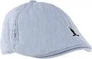 Yardenfun Children's Beret Boys and Girls Bunny Hat Striped Baby Beanie Washable Stylish Boys and Girls Hat